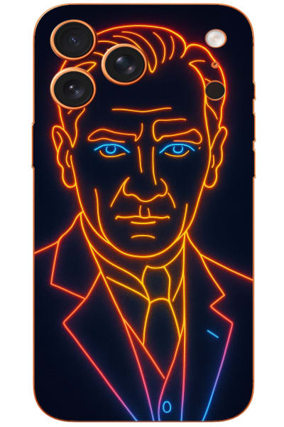Apple iPhone 17 Pro - Modern Sanat Temali Süper Kilif