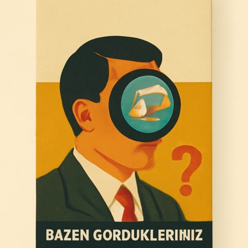 ve (bazen gördüklerimiz bizi yanıltabilir) yani bir anlam içeren vintage derin bir tasarım