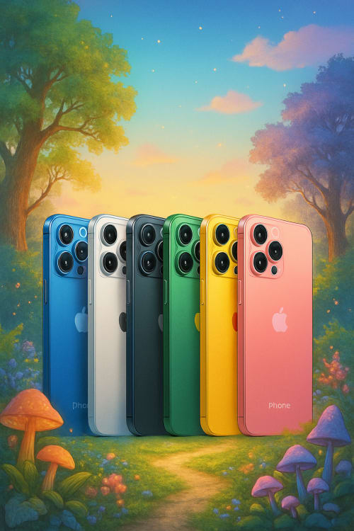 İPhone 17 bütün renkleri