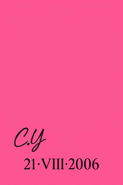 DÜZ PEMBE OLSUN SOL ALT KÖŞESİNE ESTETİK EL YAZISI Bİ YAZIYLA CY SAĞ ALT KÖŞESİNE DE ROMEN RAKAMLARIYLA 21.08.2006