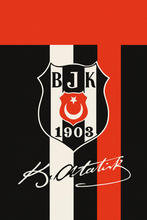 Beşiktaş logosu ve Atatürk imzası