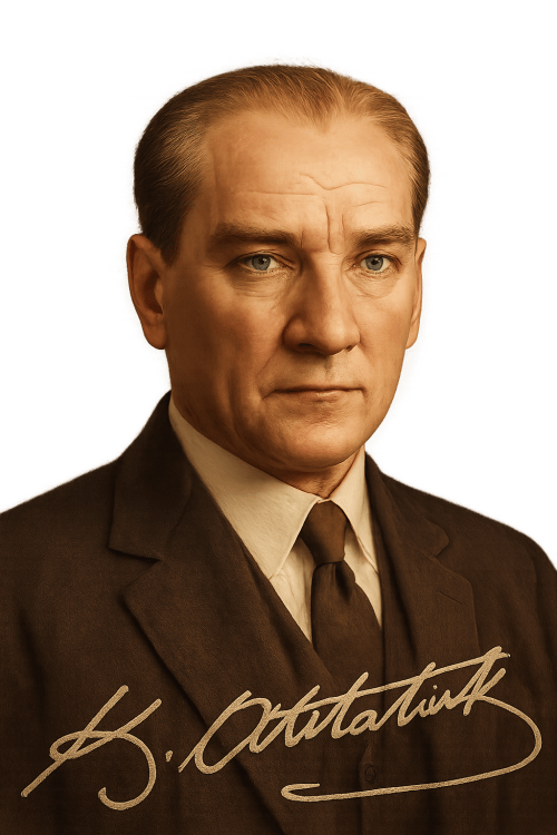 Atatürk resmi ve atatürk imzası olsun