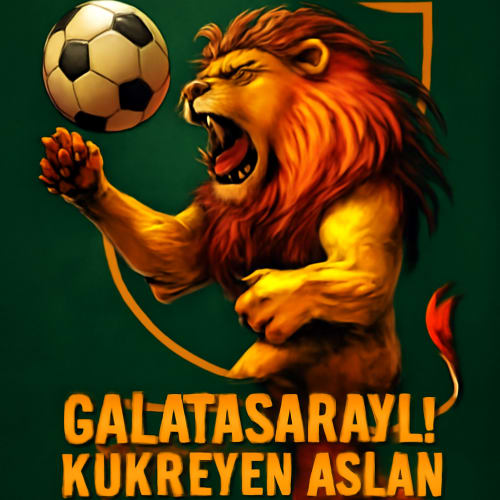 dynamic rooster performing a bicycle kick, vibrant colors, UV print quality, detailed feathers, Galatasaylı Kükreyen Aslan