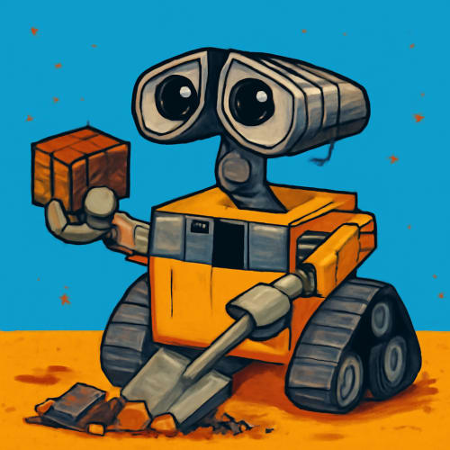 Wall-e animasyonundaki çöp toplayan robot