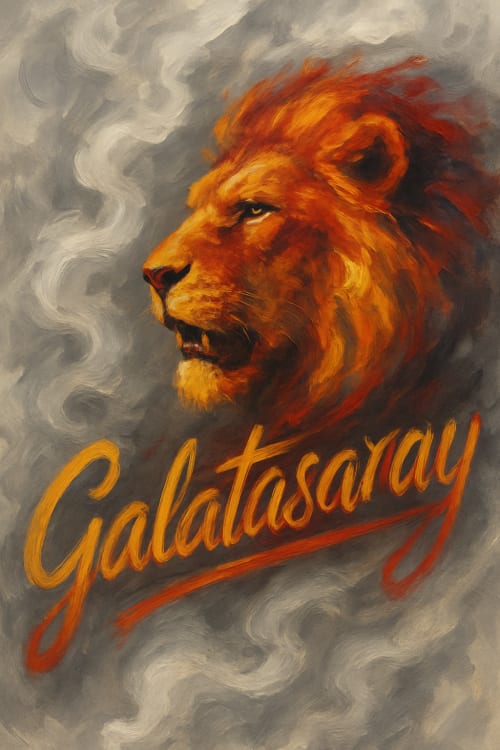 Bana el yazisi ile galatasaray yazili ve aslan figurlu dumanli tasarimda bir kapak hazirla. Yağlı Boya / Sanatsal: Fırça darbeleri belli olan, tablo hissi veren sanatsal bir işleme. Dumanlı ve Soyut: Duman efektleriyle soyut bir hava. Beyaz ve Gri: D