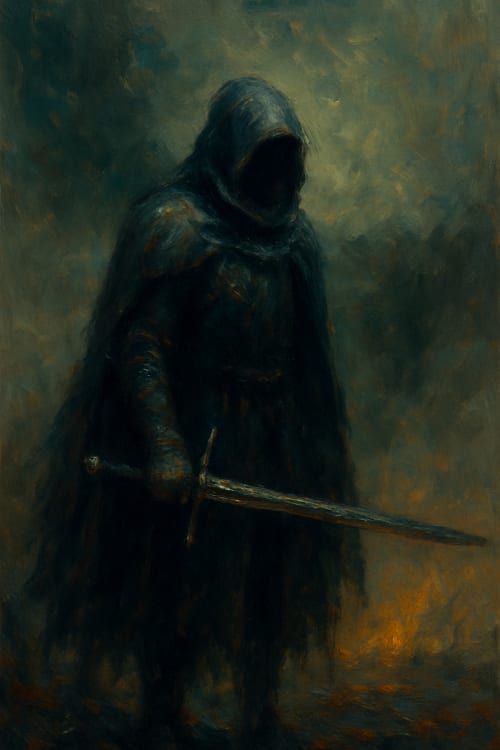 "Kül düşeni" — Bir zamanlar parlayan bir şövalyelik yeminini, savaştığı her cephede kaybede kaybede küle çeviren bir savaşçının adı. "Ashen" (kül) onun geride bıraktığı yıkımı, "vael" (peçe/örtü) ise artık kimliğini gizleyen o sessiz, gizemli havayı 
