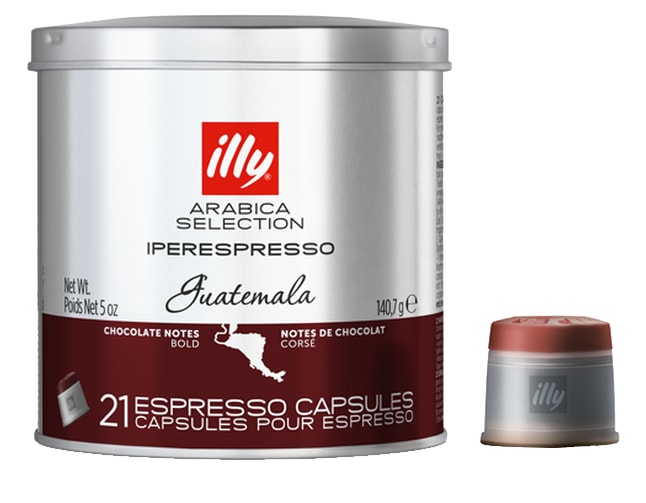 Кава illy мелена в капсулах Guatemala Monoarabica