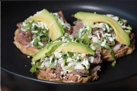 Sopes de bistec