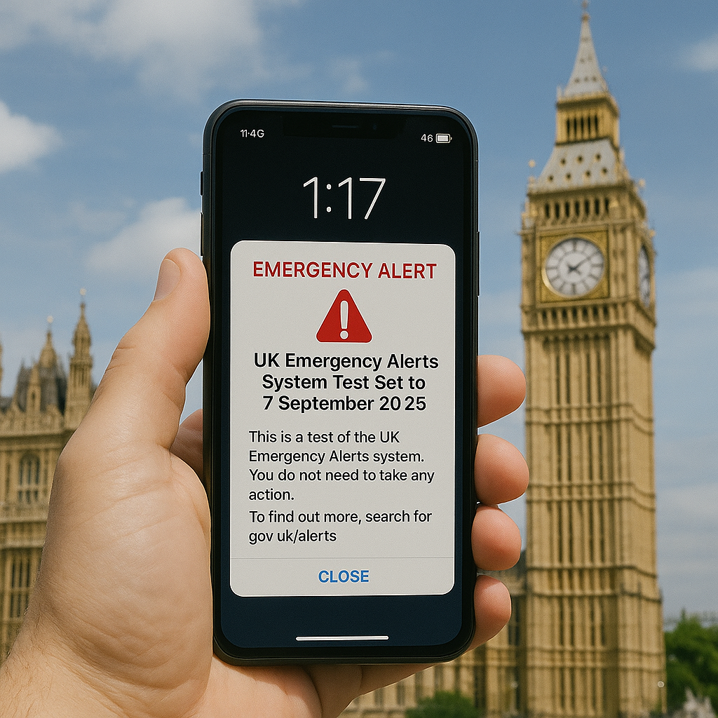 UK Emergency Alerts System Test Set for 7 September 2025: What You Need to Know