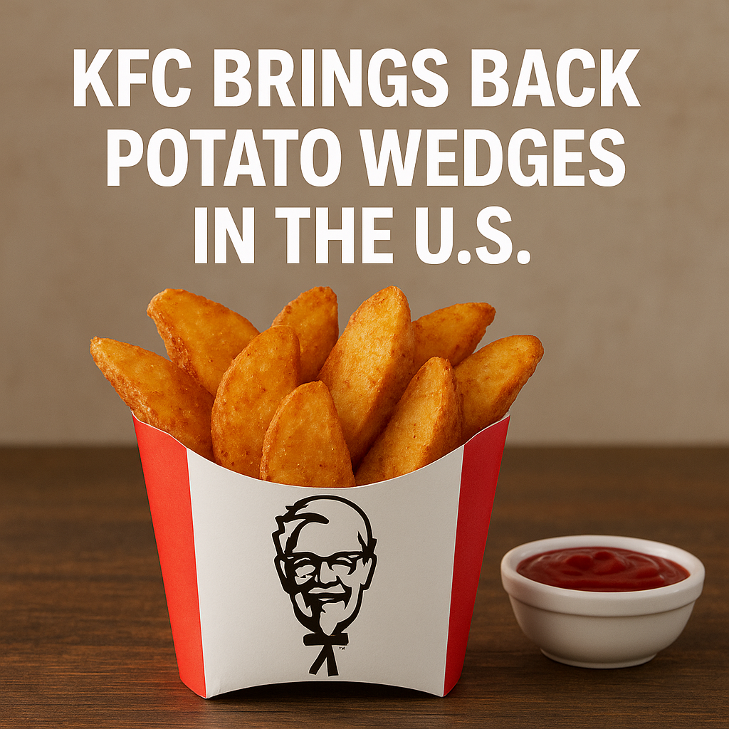 KFC Brings Back Potato Wedges in the U.S. Starting August 18