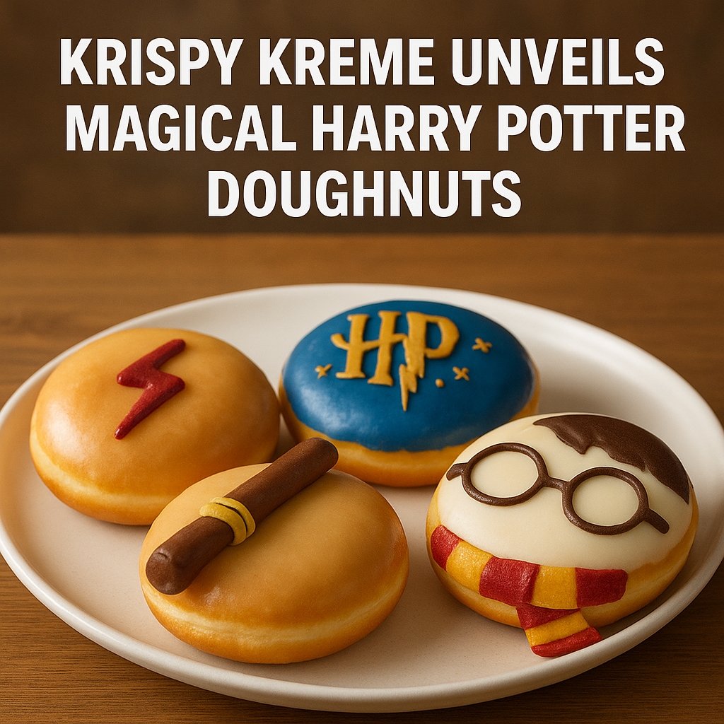 Krispy Kreme Unveils Magical Harry Potter Doughnuts for a Limited Time