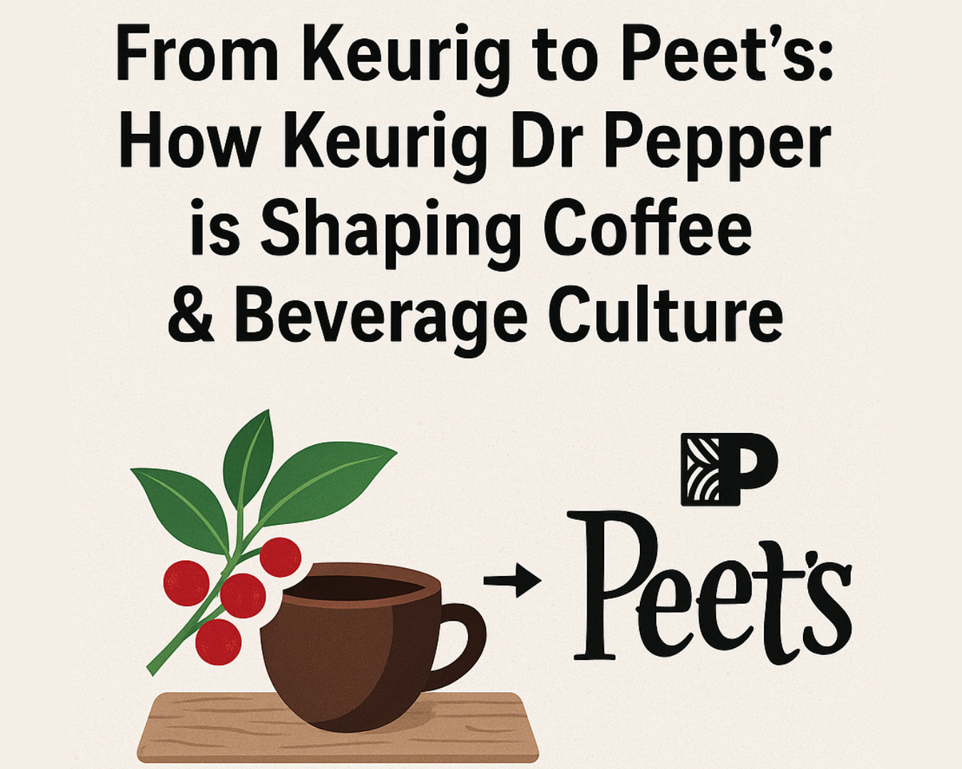From Keurig to Peet’s: How Keurig Dr Pepper is Shaping Coffee & Beverage Culture