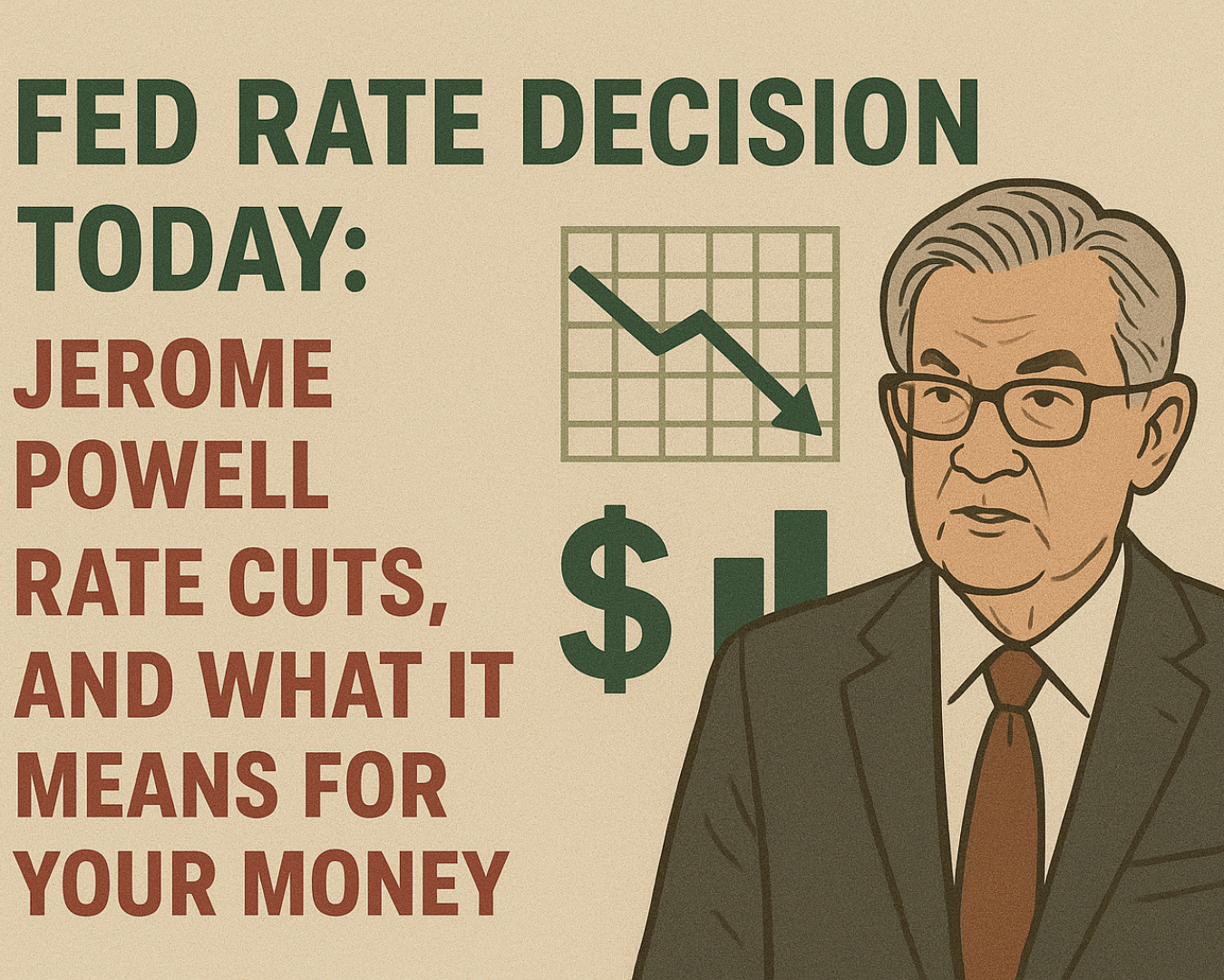Fed Rate Decision Today: Jerome Powell, Rate Cuts, and What It Means for Your Money