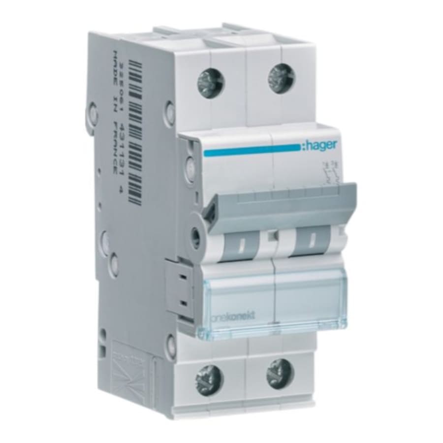 Авт. вим. 2-п. C 40A (6kA) 2M Hager (A)