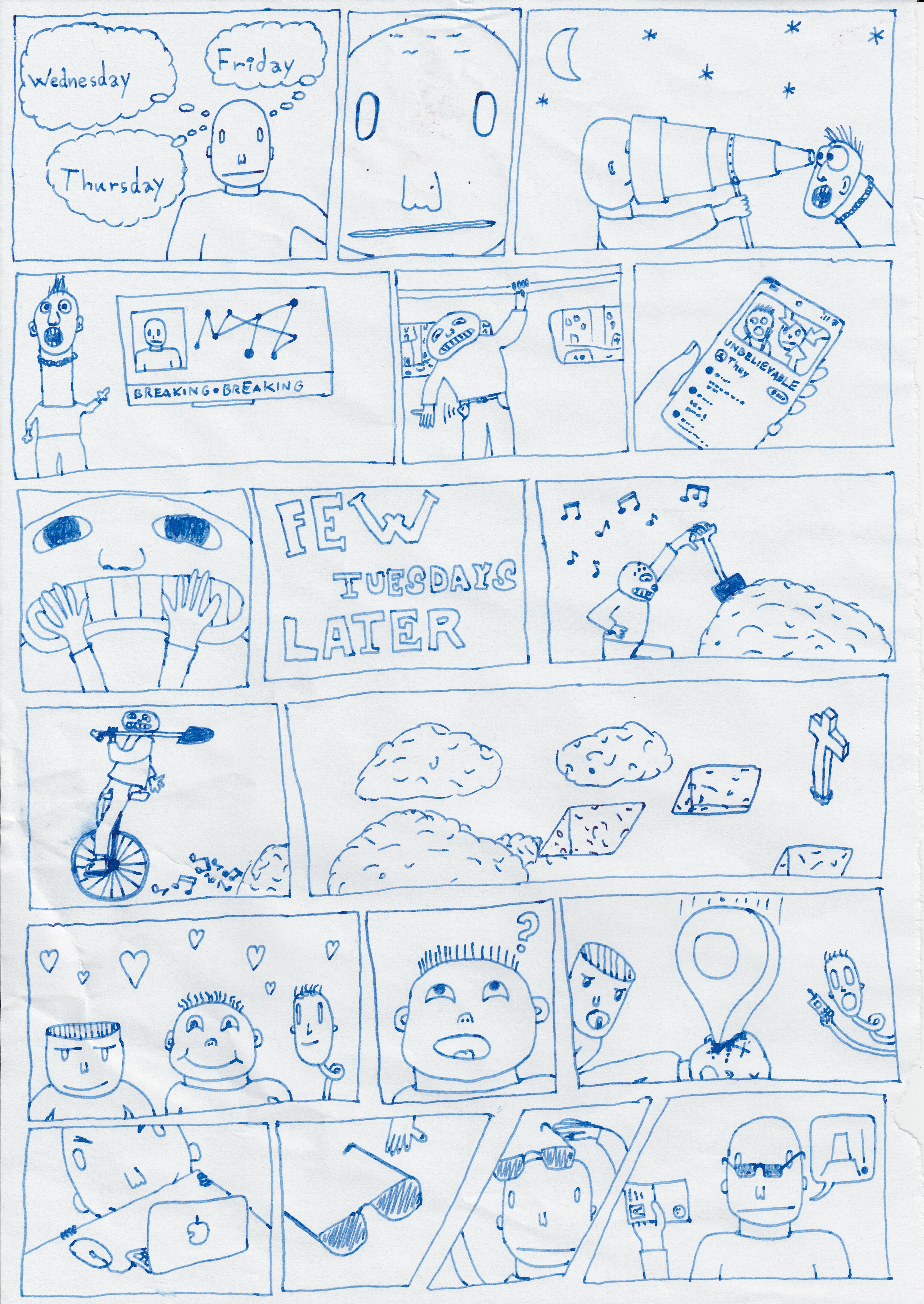 Page 1 of my comic. Too weird to describe, sorry.