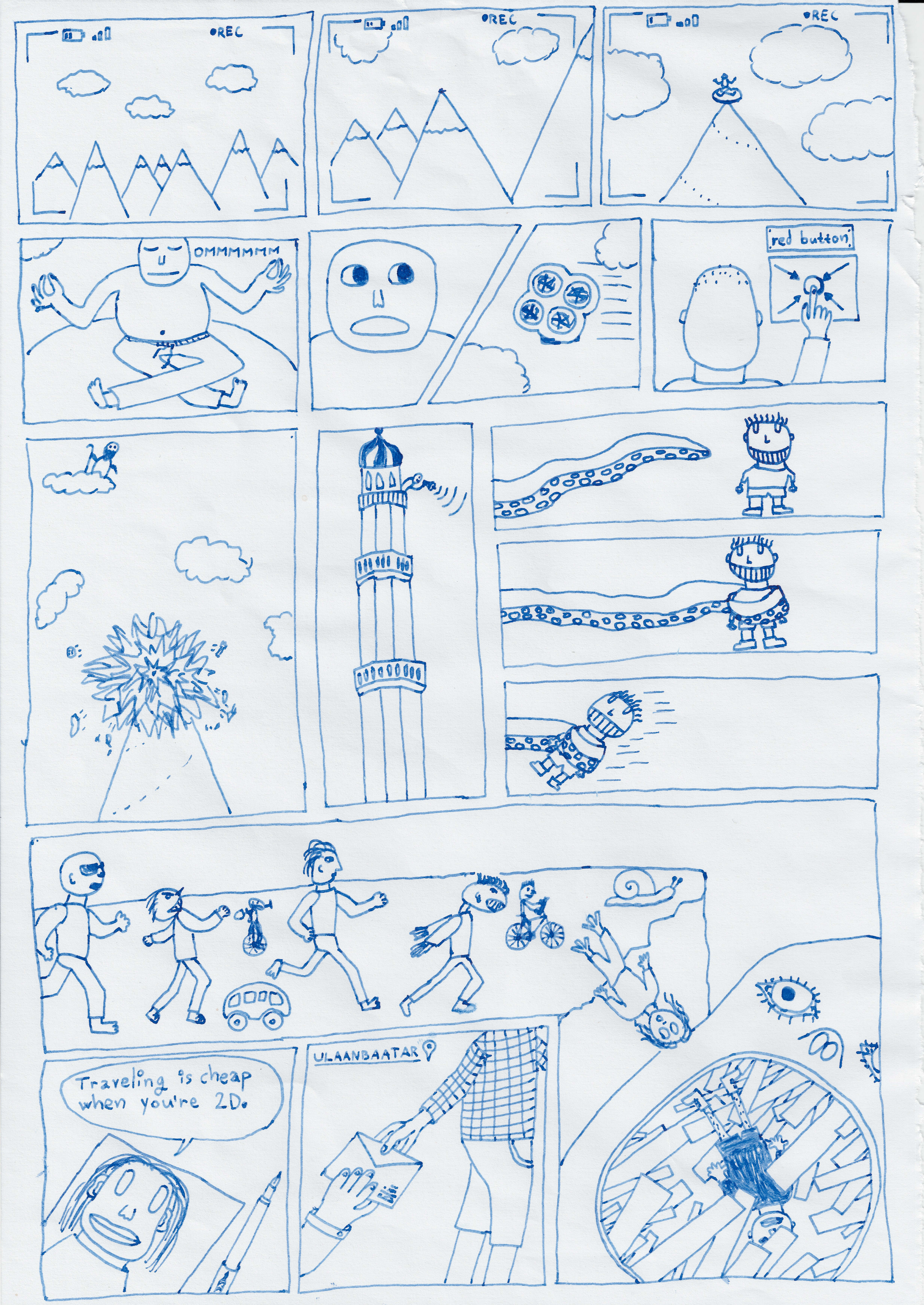 Page 2 of my comic. Too weird to describe, sorry.