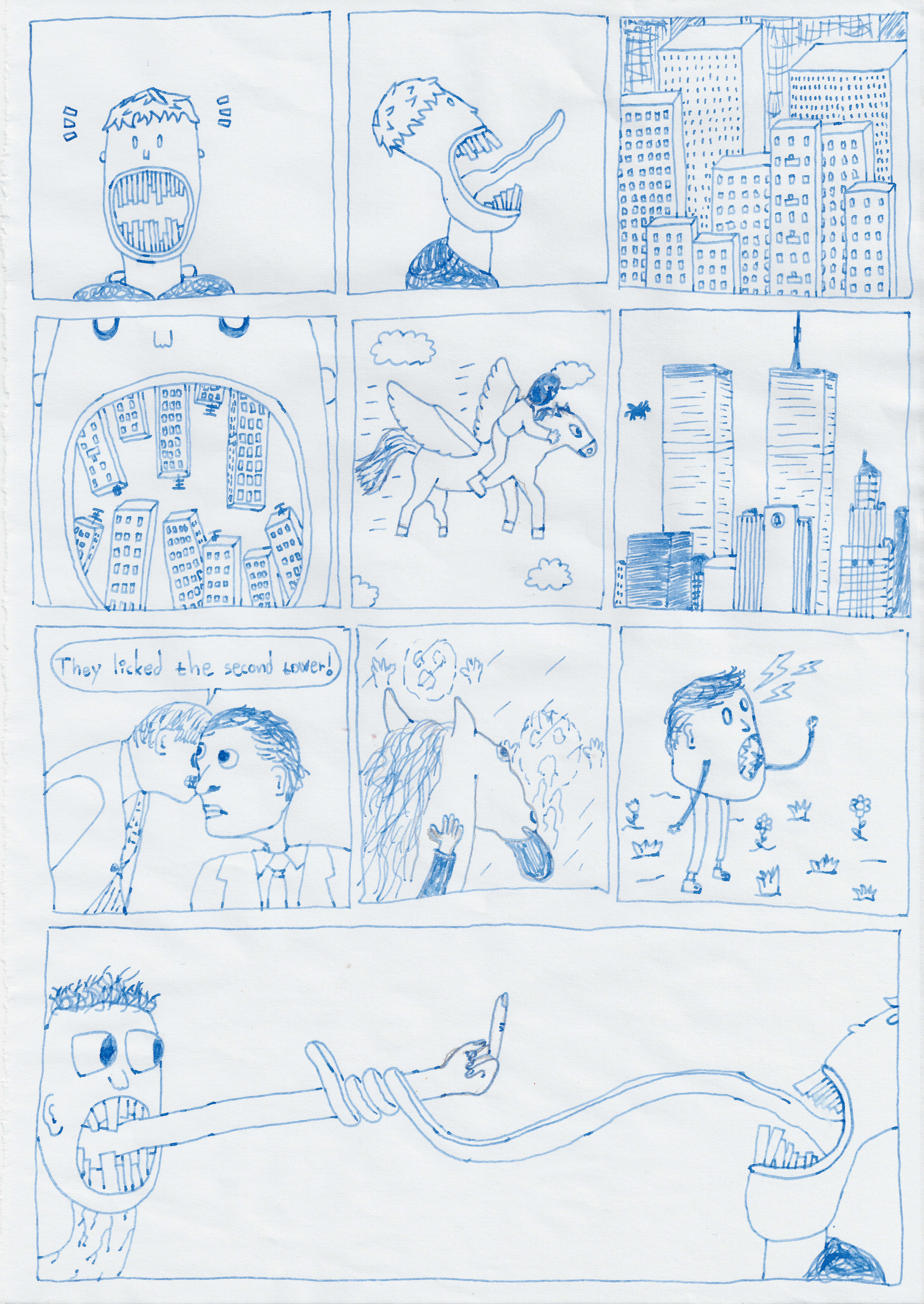 Page 4 of my comic. Too weird to describe, sorry.