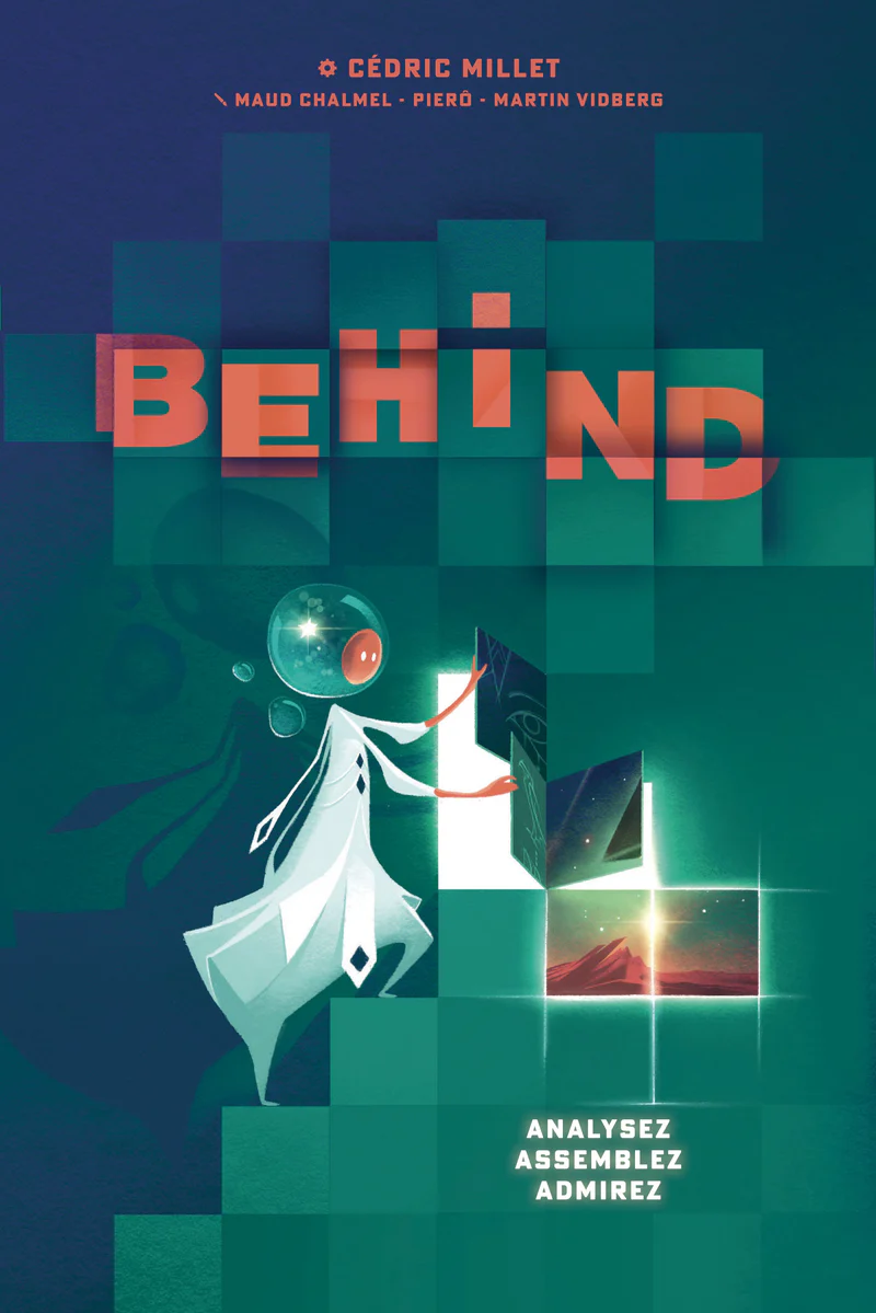 Behind box art