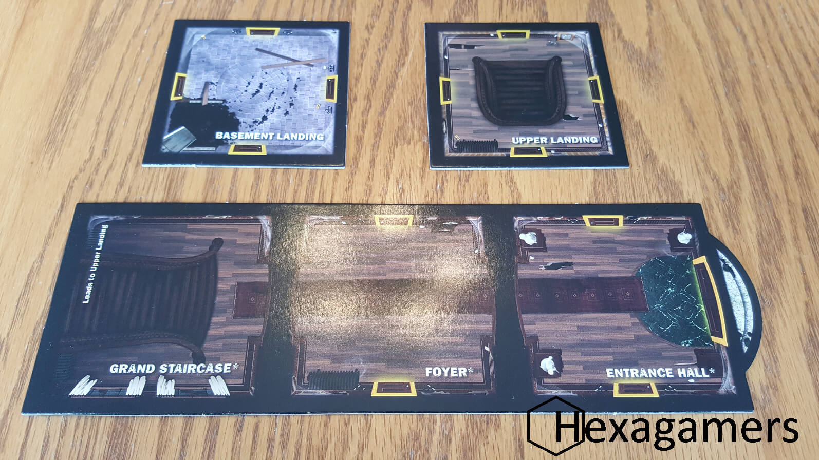 The starting tiles that begin the haunted house
