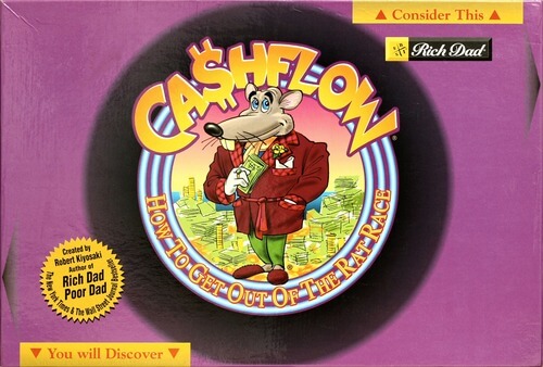 The Cashflow board game The Cashflow board game set up for play