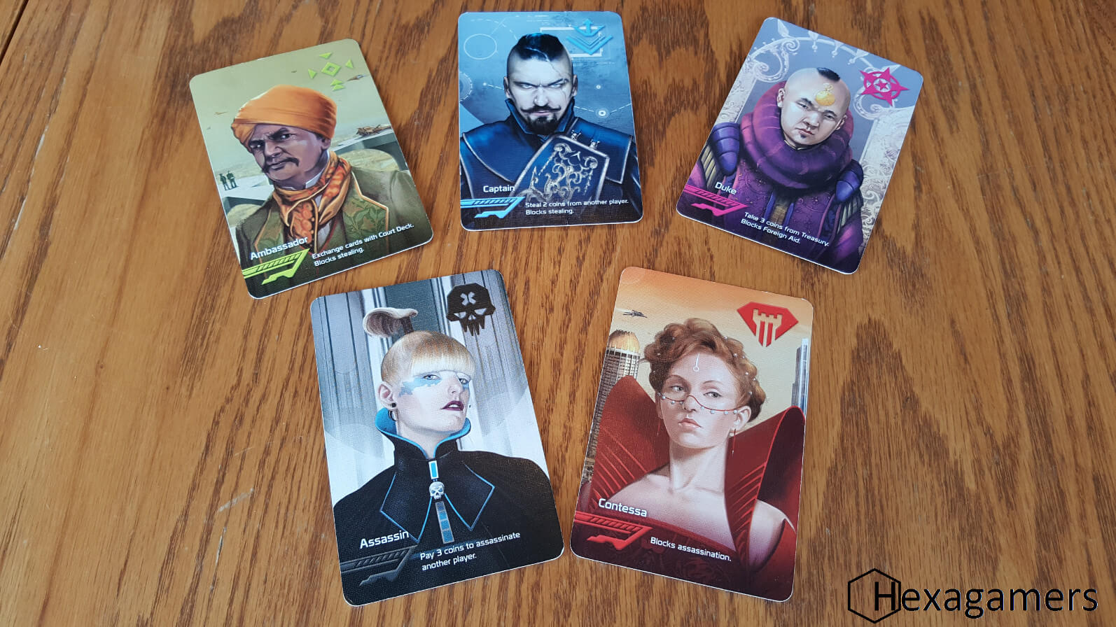 Coup character cards The character cards in Coup
