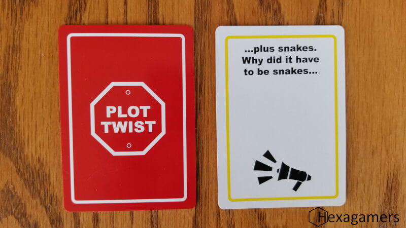 A Plot Twist card in Danger The Game A Plot Twist card from Danger The Game