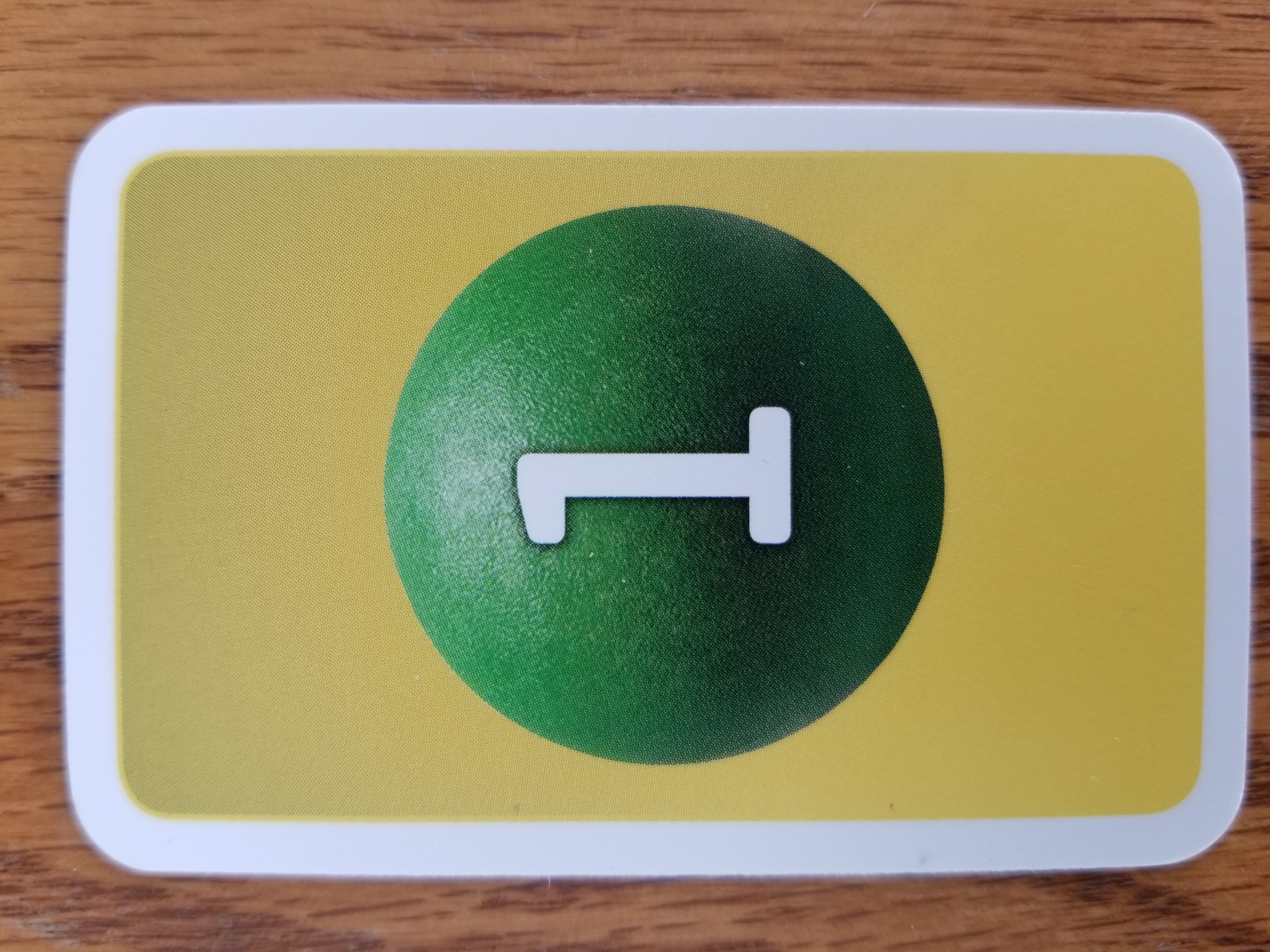 A Dimension total number rule card