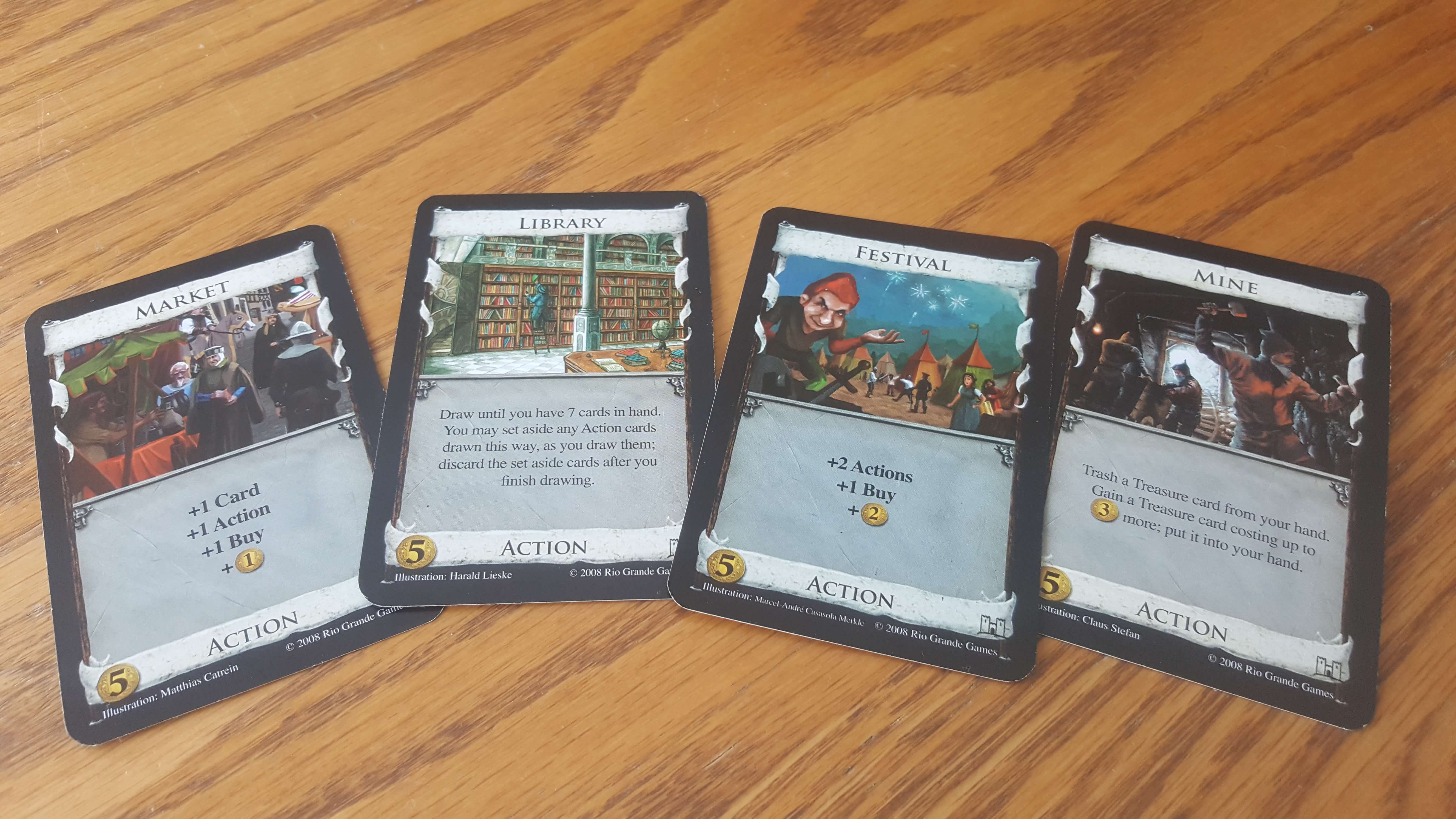 Dominion action cards Dominion action cards that build your deck