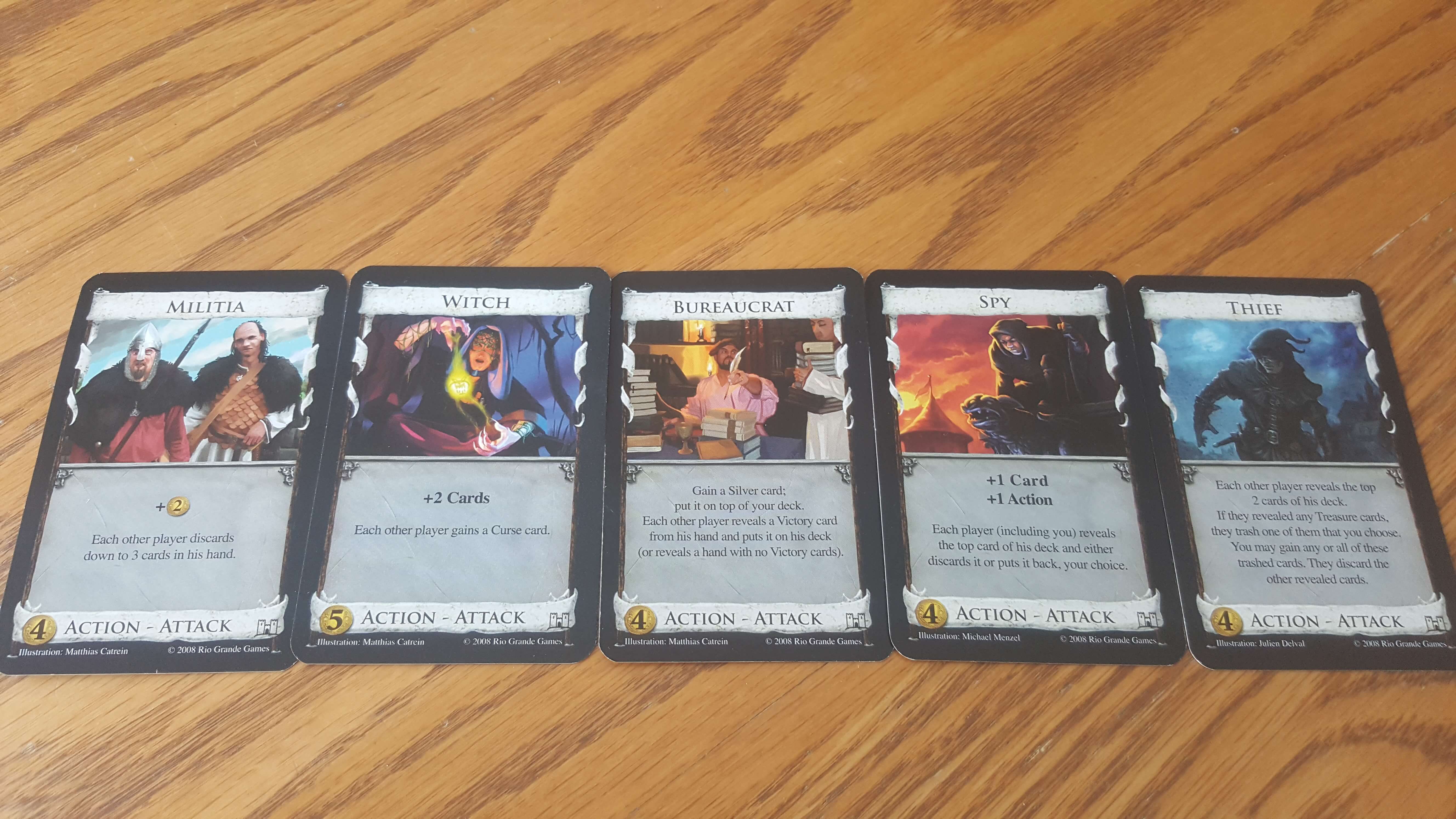 Dominion attack cards Dominion attack cards used to disrupt opponents