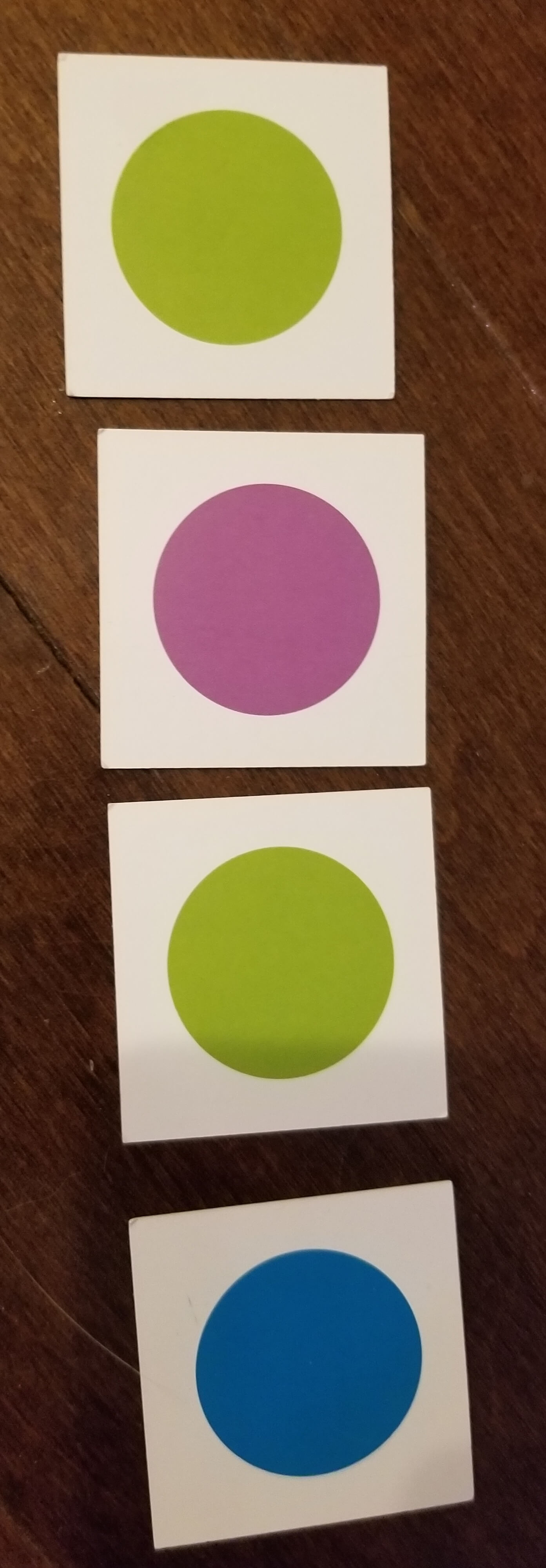 The coloured circles the owls move between
