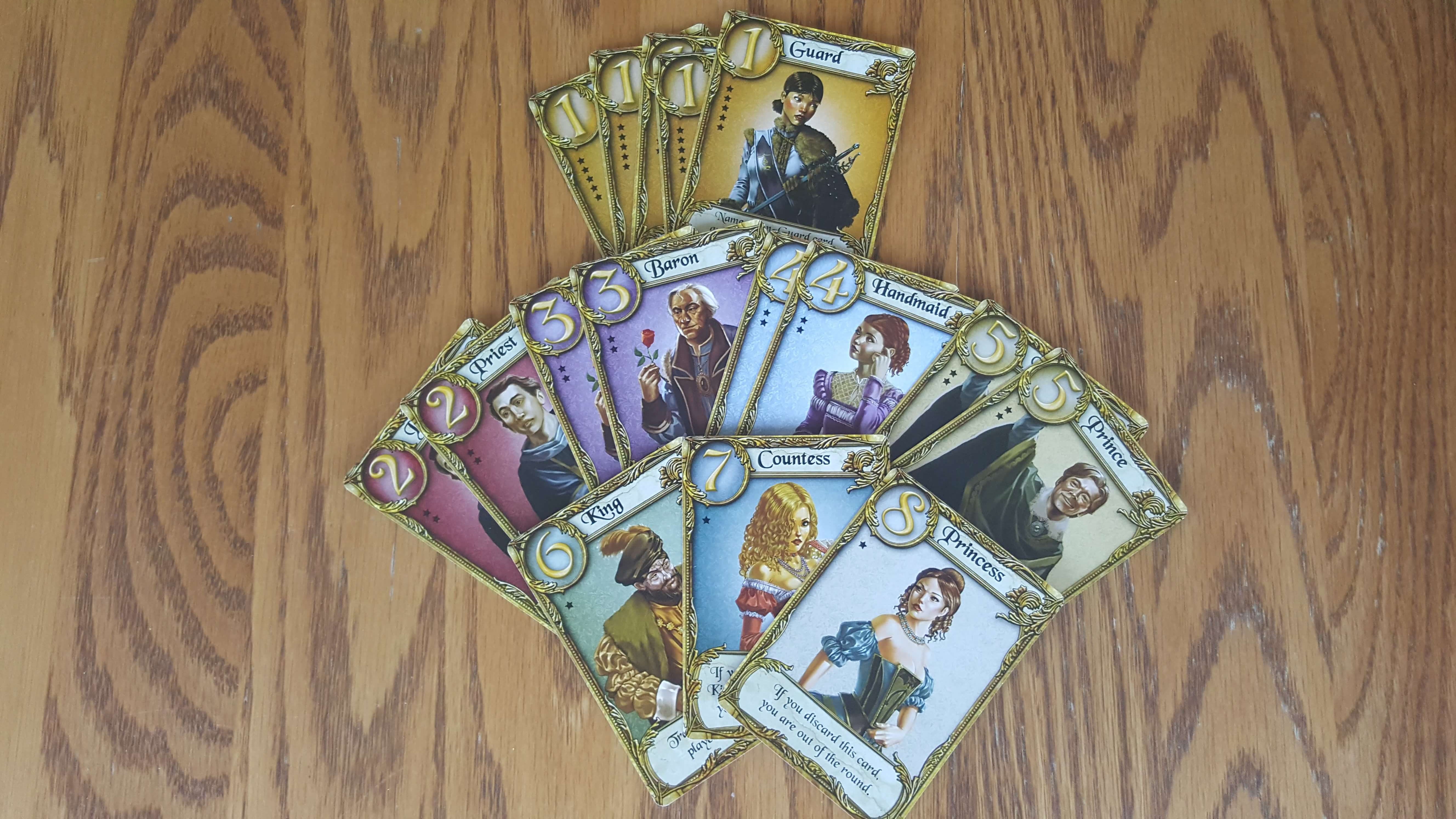 The ranked Love Letter roles from Guard to Princess