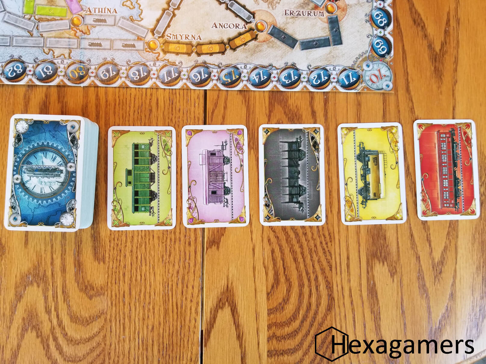 Train car cards in Ticket to Ride Europe Ticket to Ride Europe train car cards used to claim routes