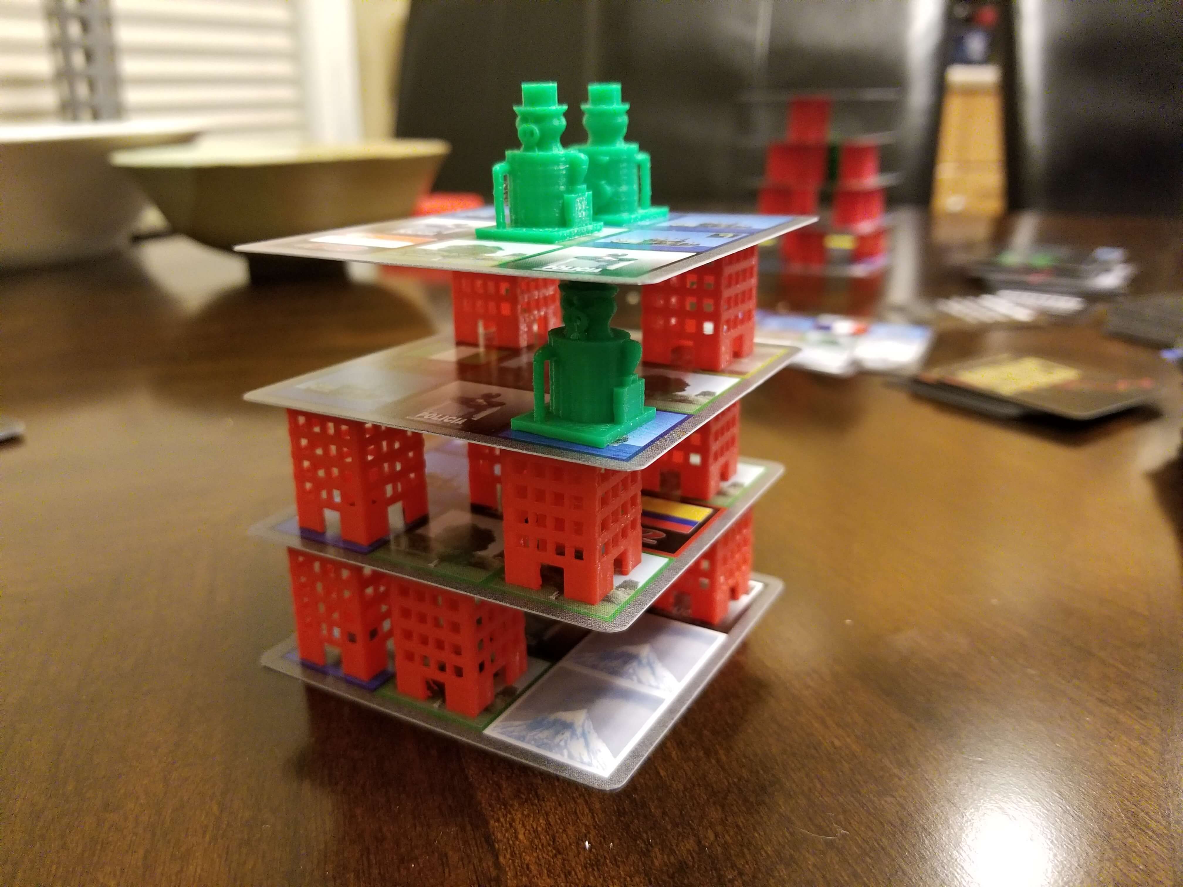 A completed tower of bureaus built in Uprise