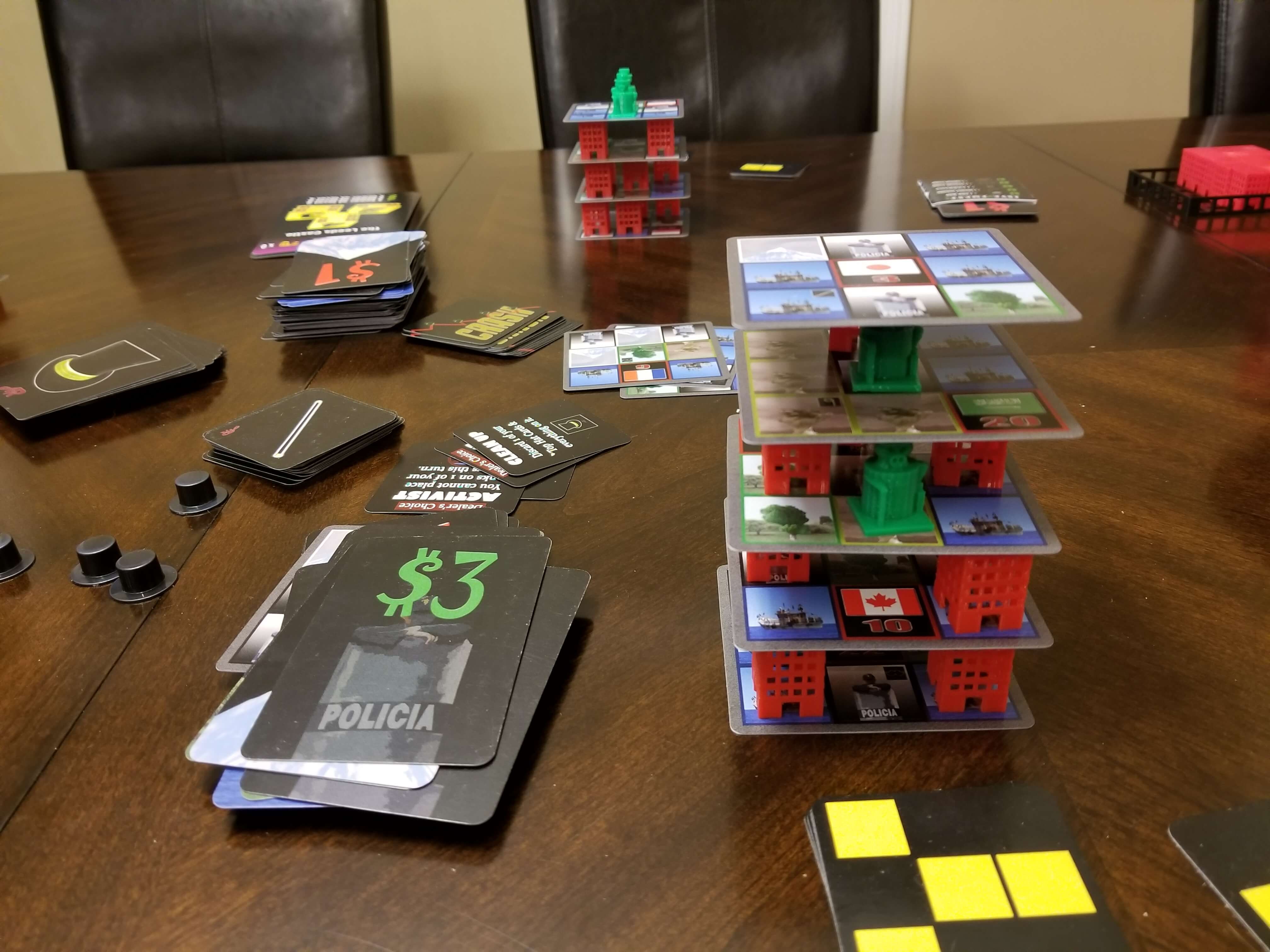 A game of Uprise in play