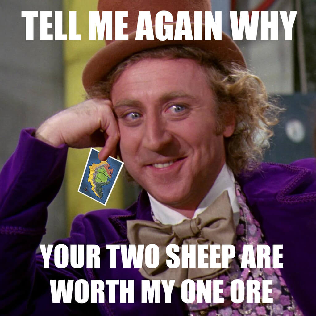 Wonka - Catan Meme