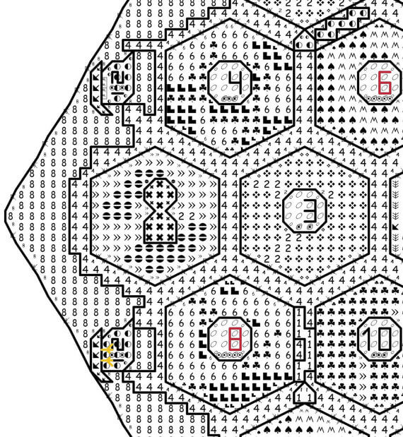 Catan Map Cross-Stitch Pattern 3