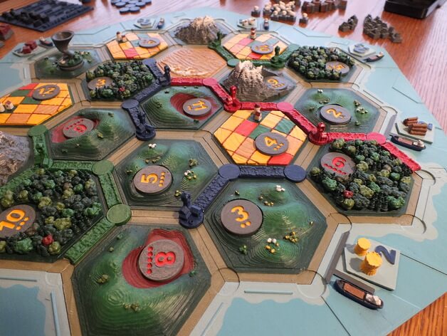 Custom Catan Board 28a