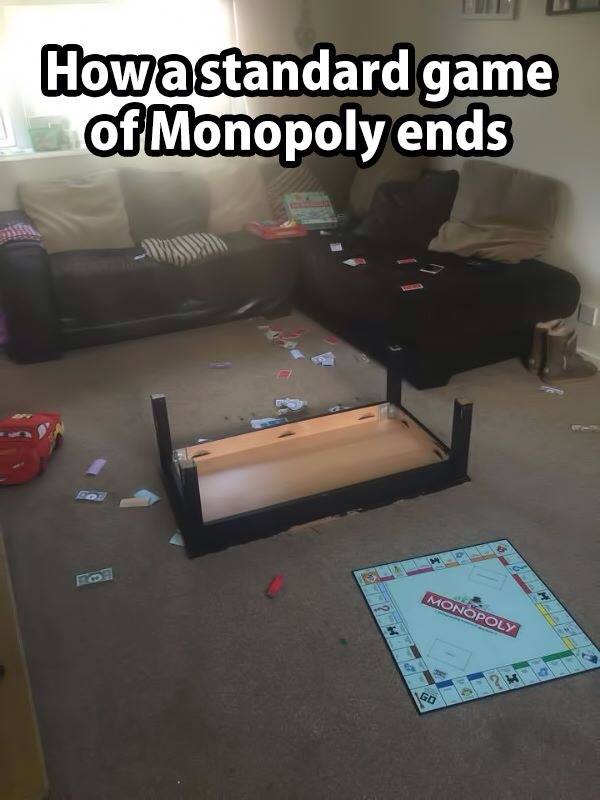 End To A Game Of Monopoly!
