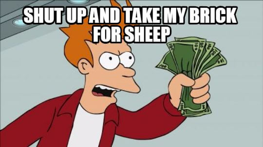 Fry Sheep Meme