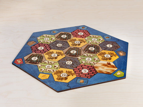 Wooden Catan Board