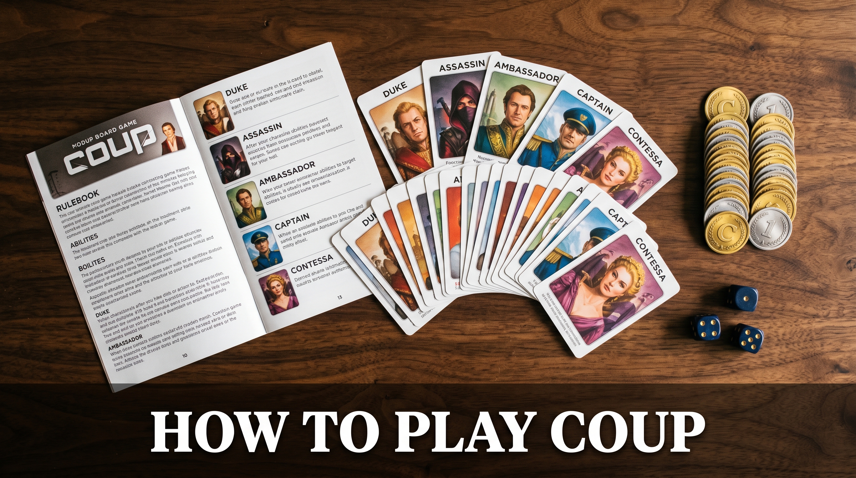 Coup: How To Play – Simplified
