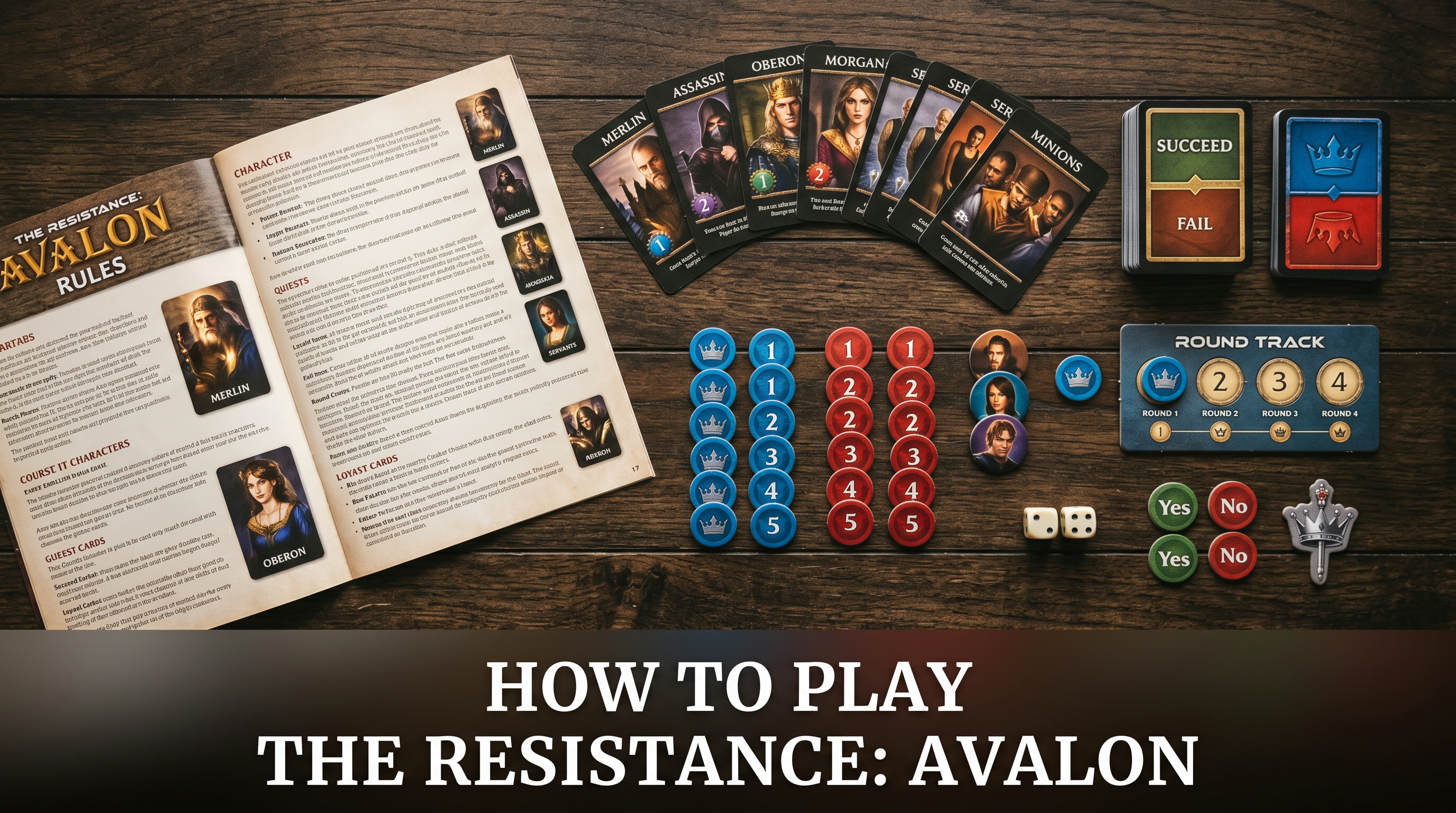 The Resistance: Avalon: How To Play – Simplified