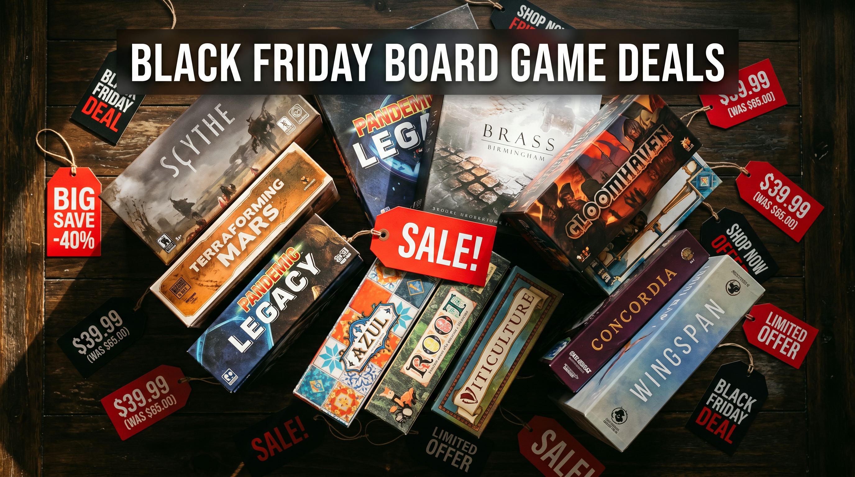 Black Friday and Cyber Monday Board Game Deals
