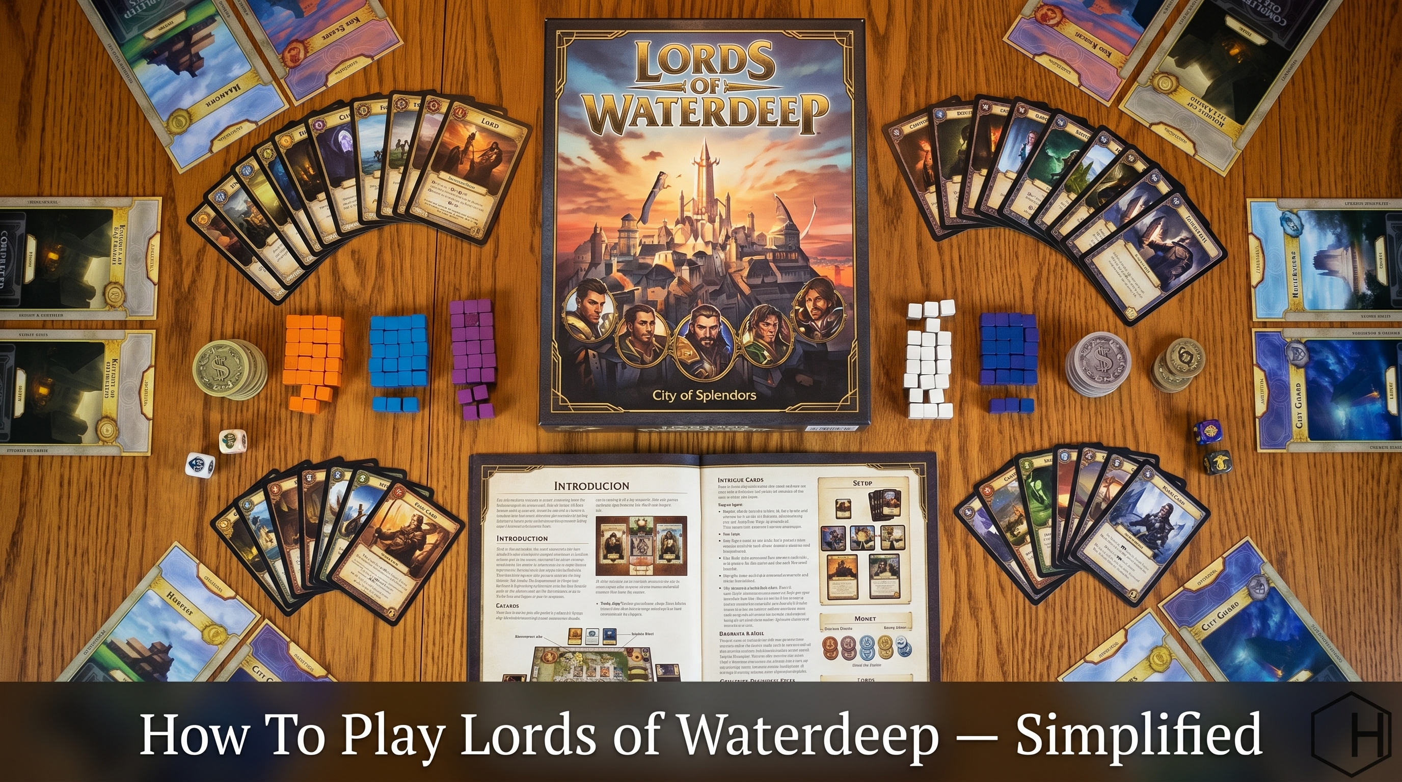 Lords Of Waterdeep: How To Play – Simplified