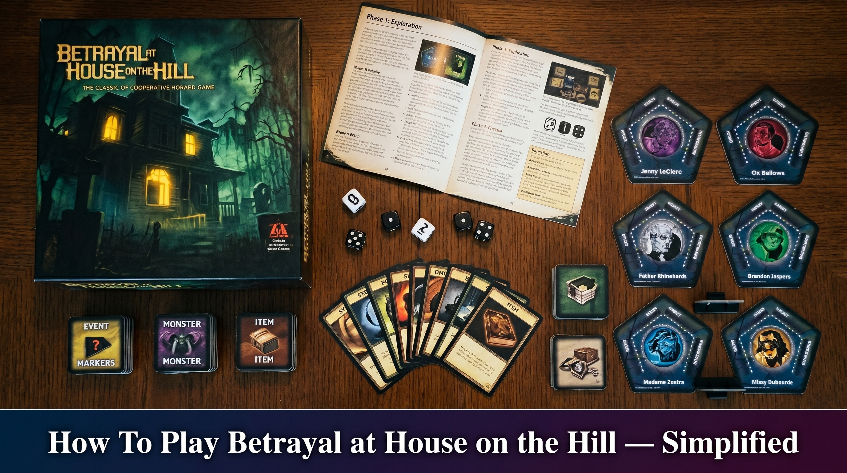 Betrayal at House on the Hill: How To Play – Simplified