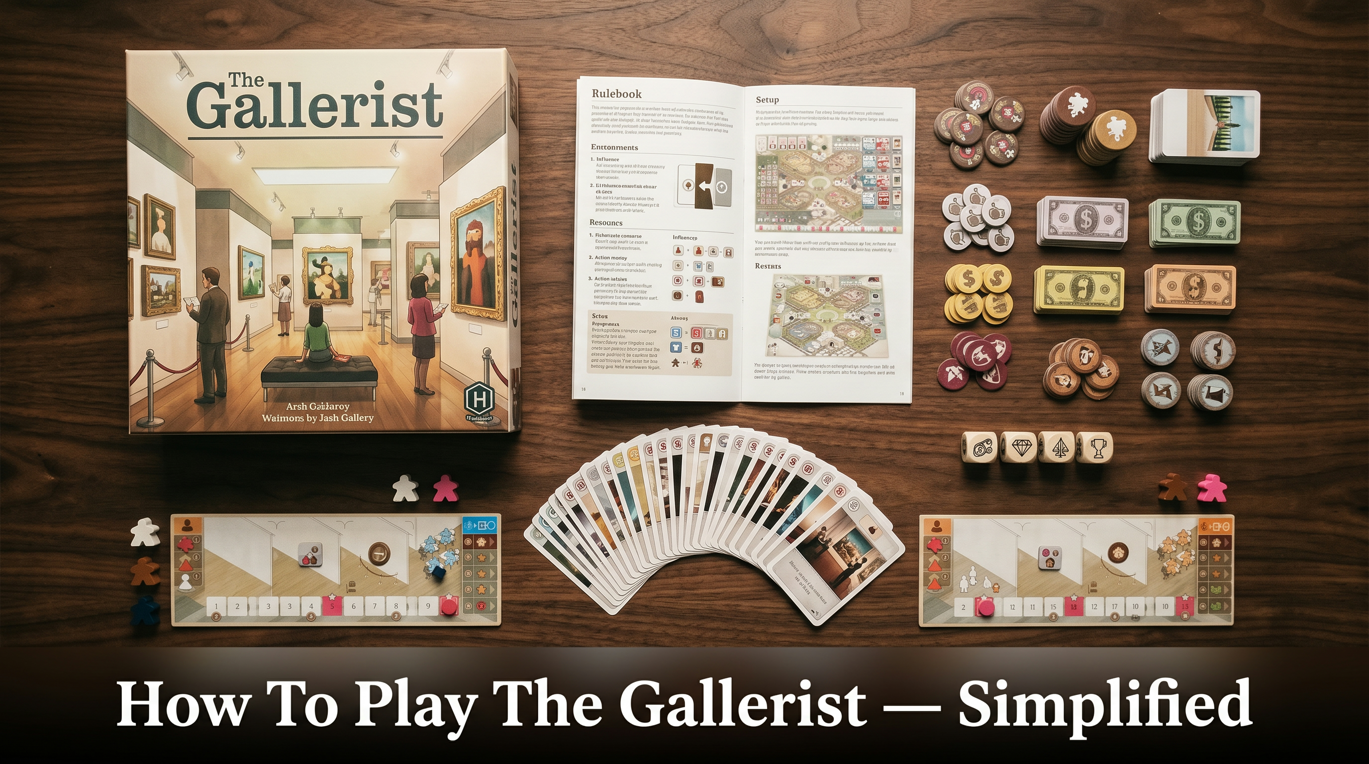The Gallerist: How to Play — Simplified