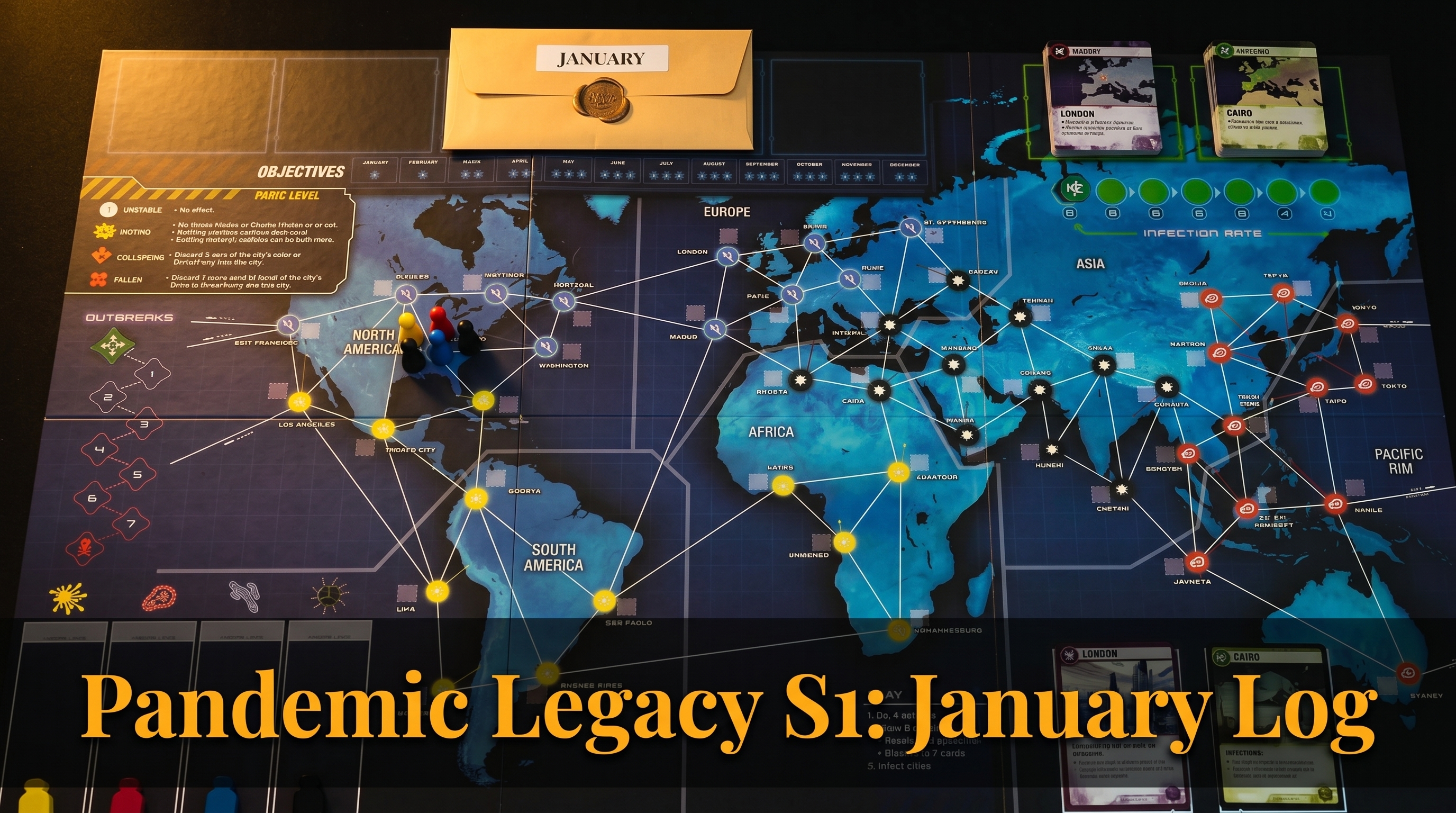 Pandemic Legacy S1 Logs: January