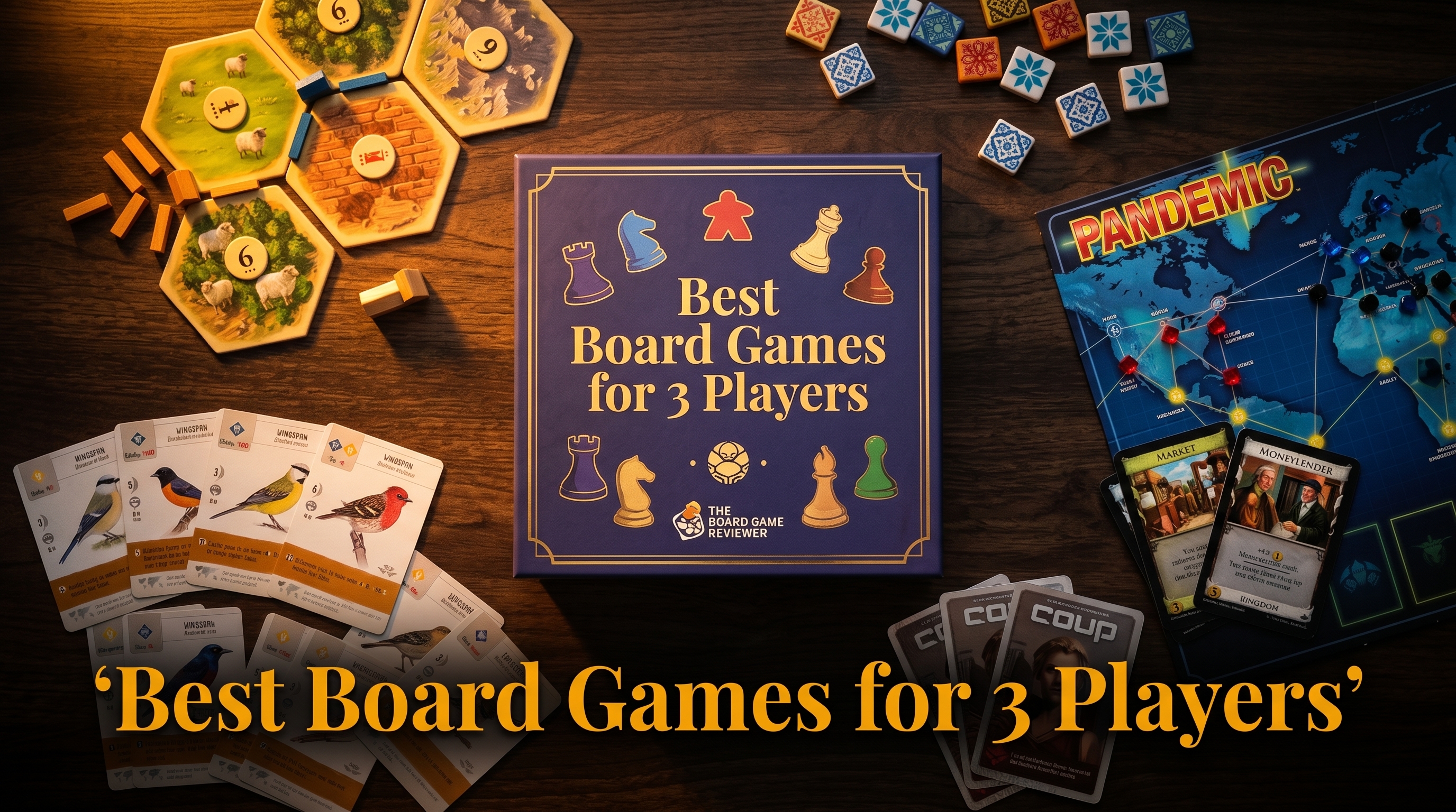 Best Board Games for 3 Players (That Actually Work at Three)