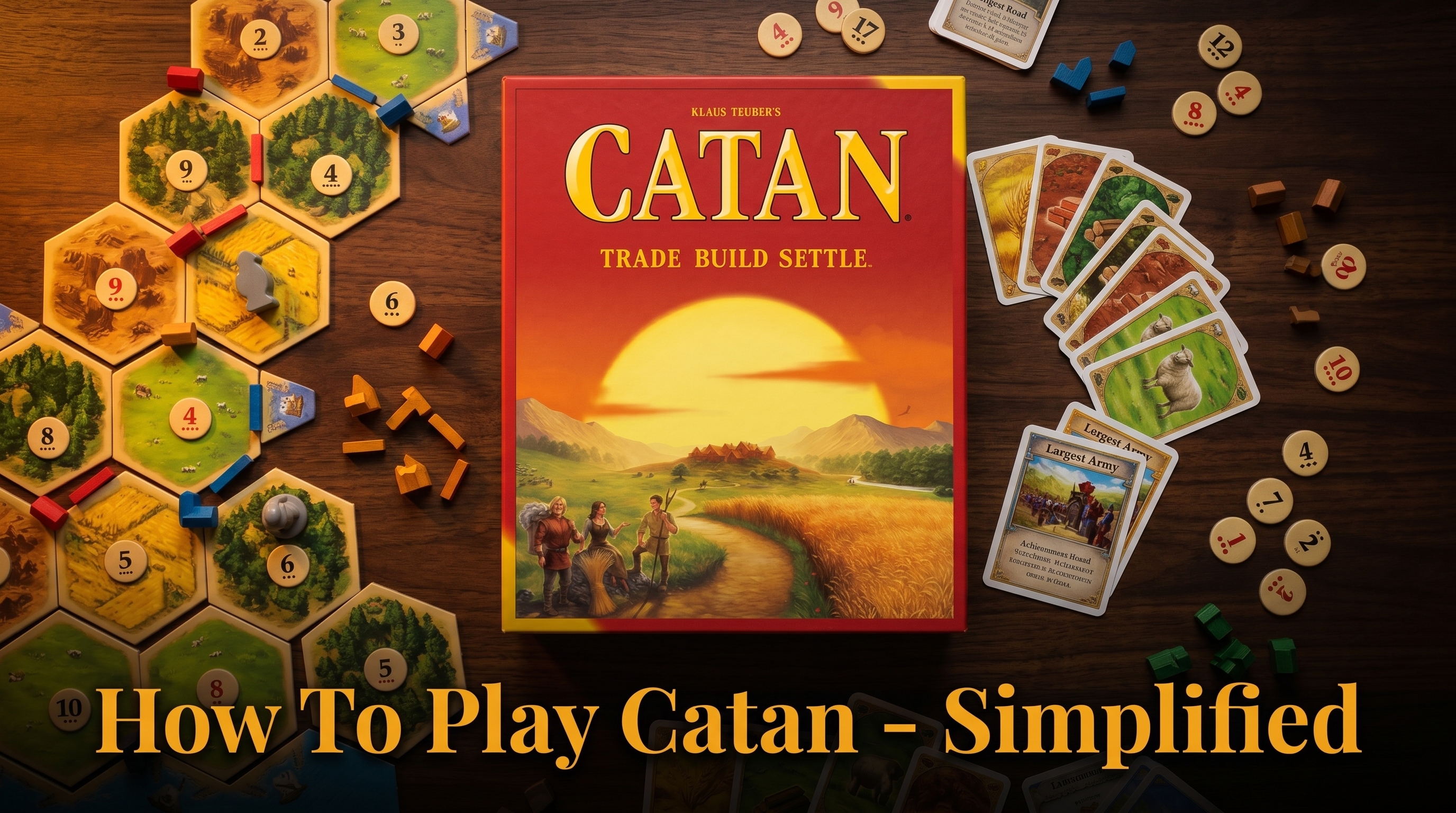 Catan: How To Play – Simplified