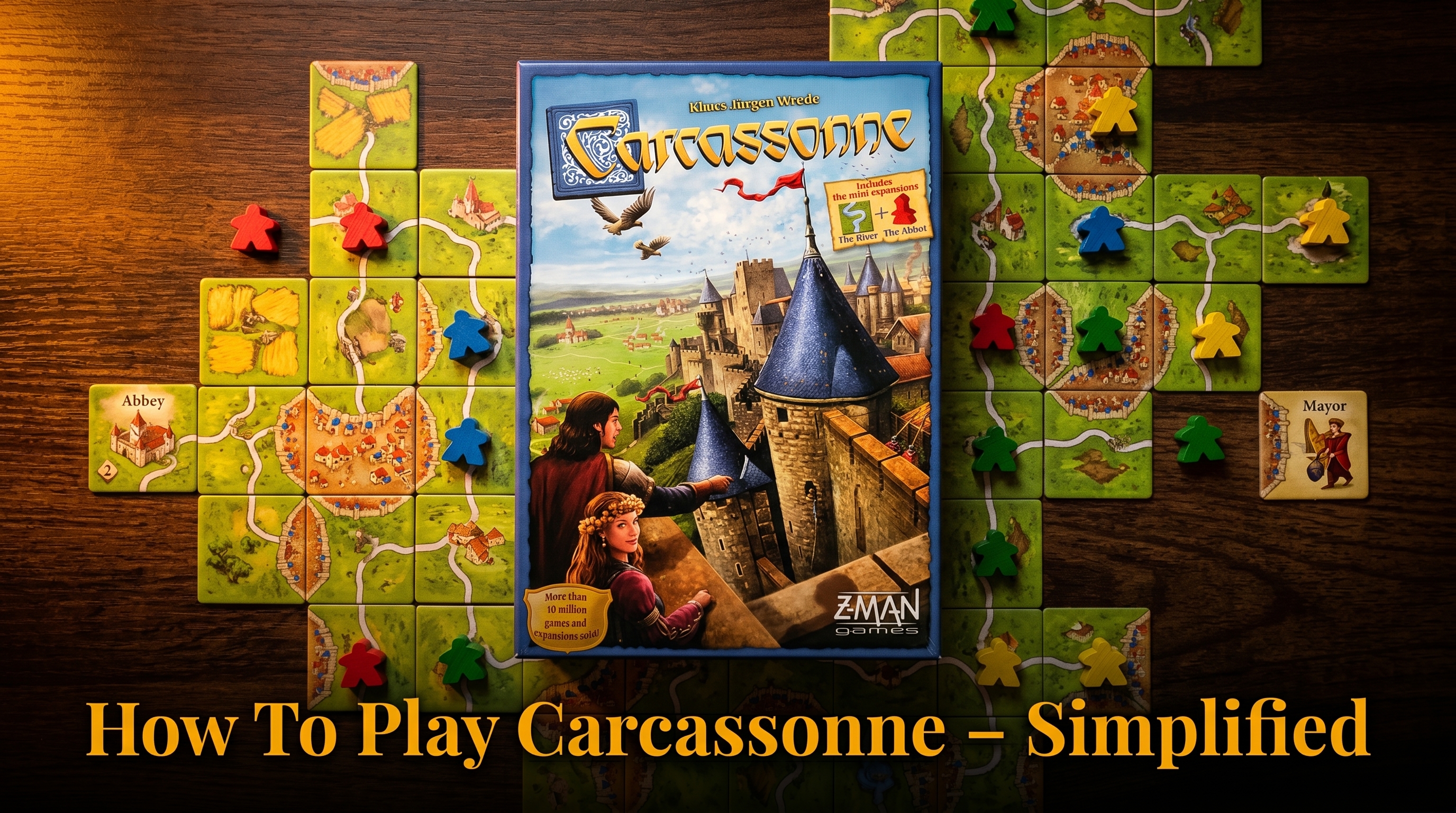 Carcassonne: How To Play – Simplified